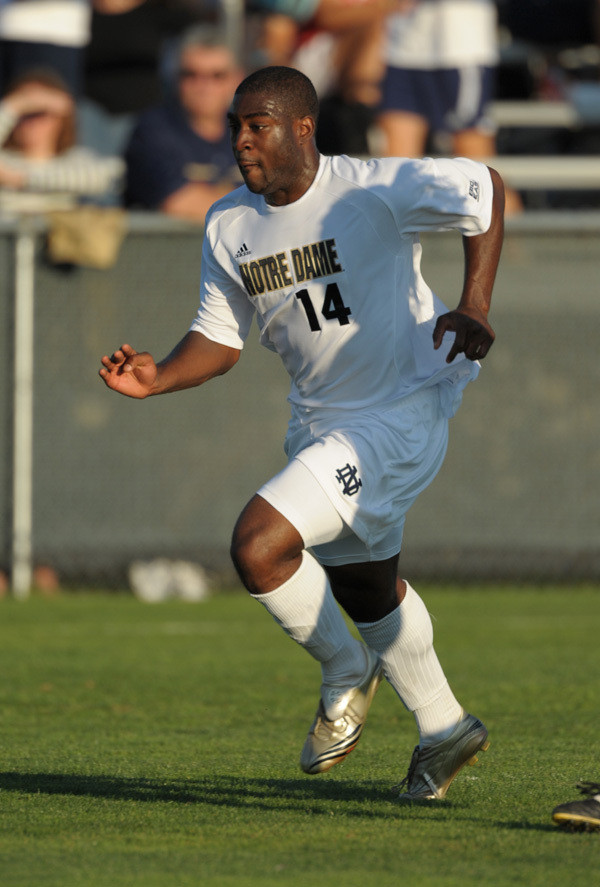 South Florida Tops Notre Dame, 2-1, In BIG EAST Semifinals Bright Dike put the Irish up in the 19th minute.
