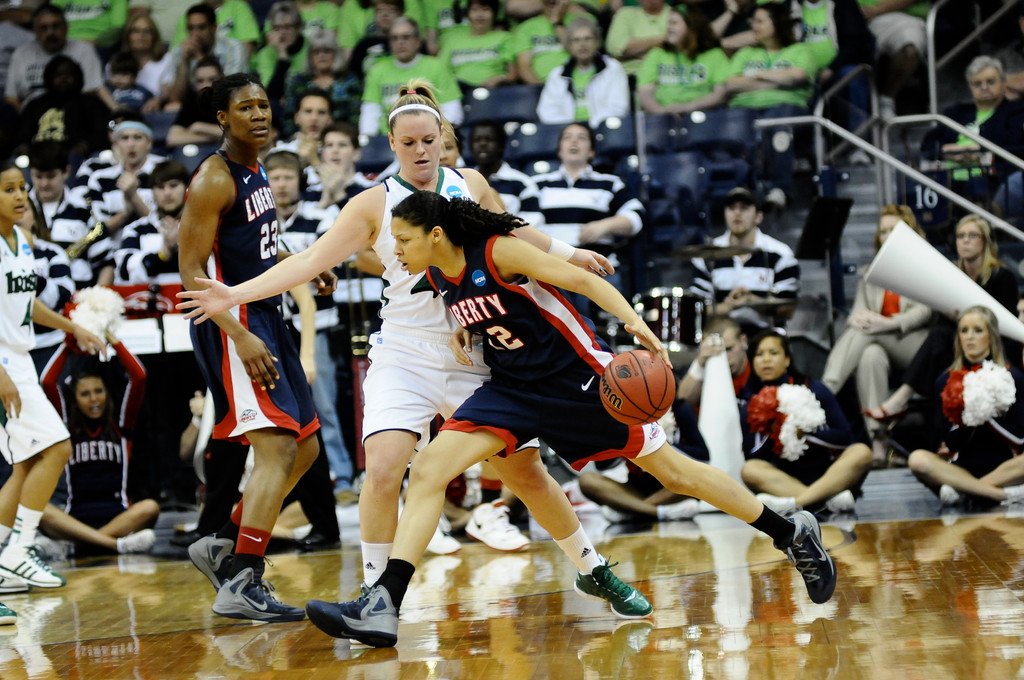 2012 Women's Basketball Championship Notre Dame vs Liberyy on 3-18-12