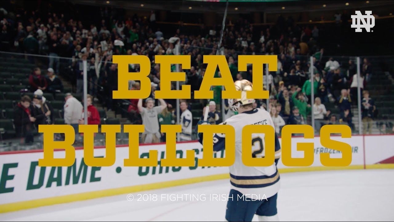 @NDHockey | Go Irish, Beat Bulldogs (2018)