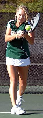 Kelcy Tefft Hands #2 Notre Dame Historic Win Over #5 Duke Sophomore Kelcy Tefft.
