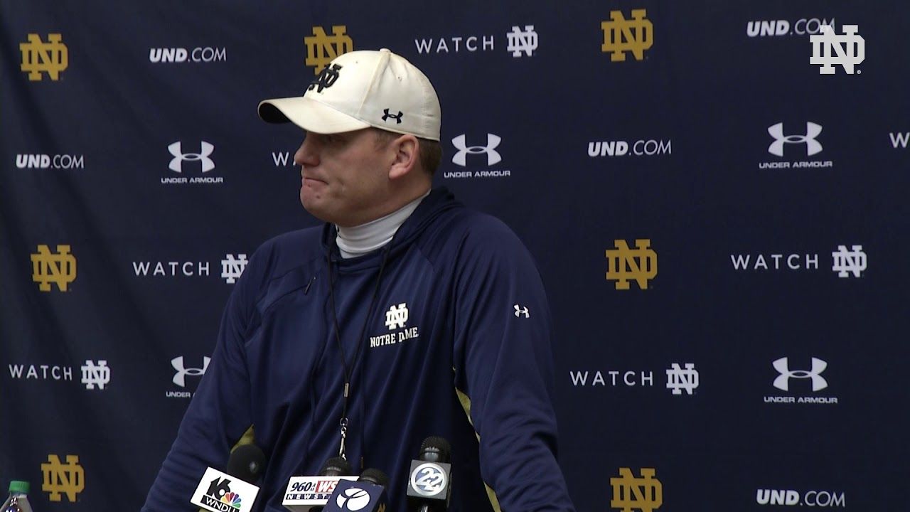 @NDFootball | Chip Long Press Conference  Spring Practice (2019)