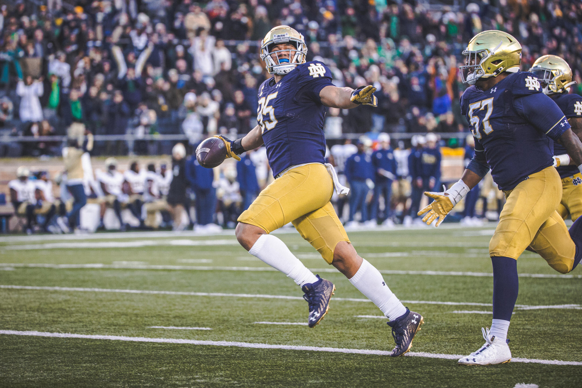 #6/6/8 Notre Dame Dominates Home Finale In 55-0 Win Over Georgia Tech #6/6/8 Notre Dame Dominates Home Finale In 55-0 Win Over Georgia Tech
