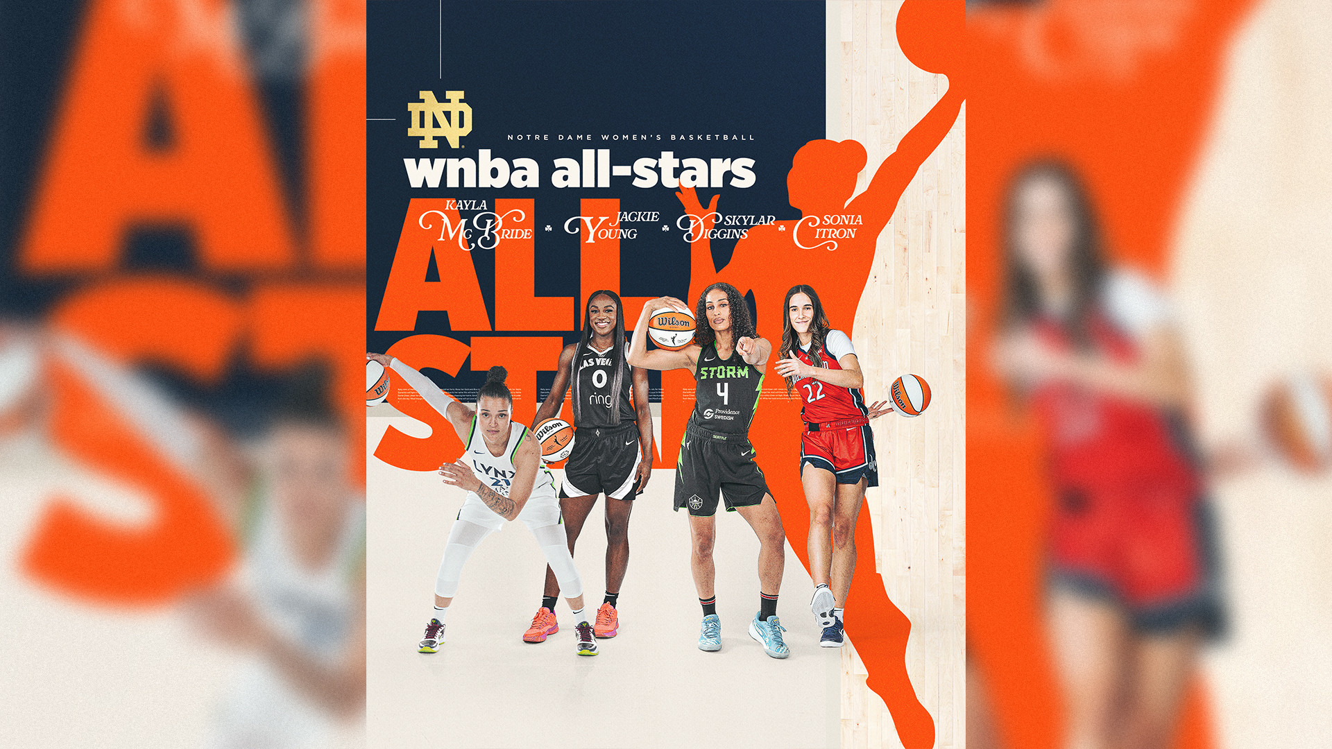 Four Former Irish Set For WNBA All-Star Game Four Former Irish Set For WNBA All-Star Game