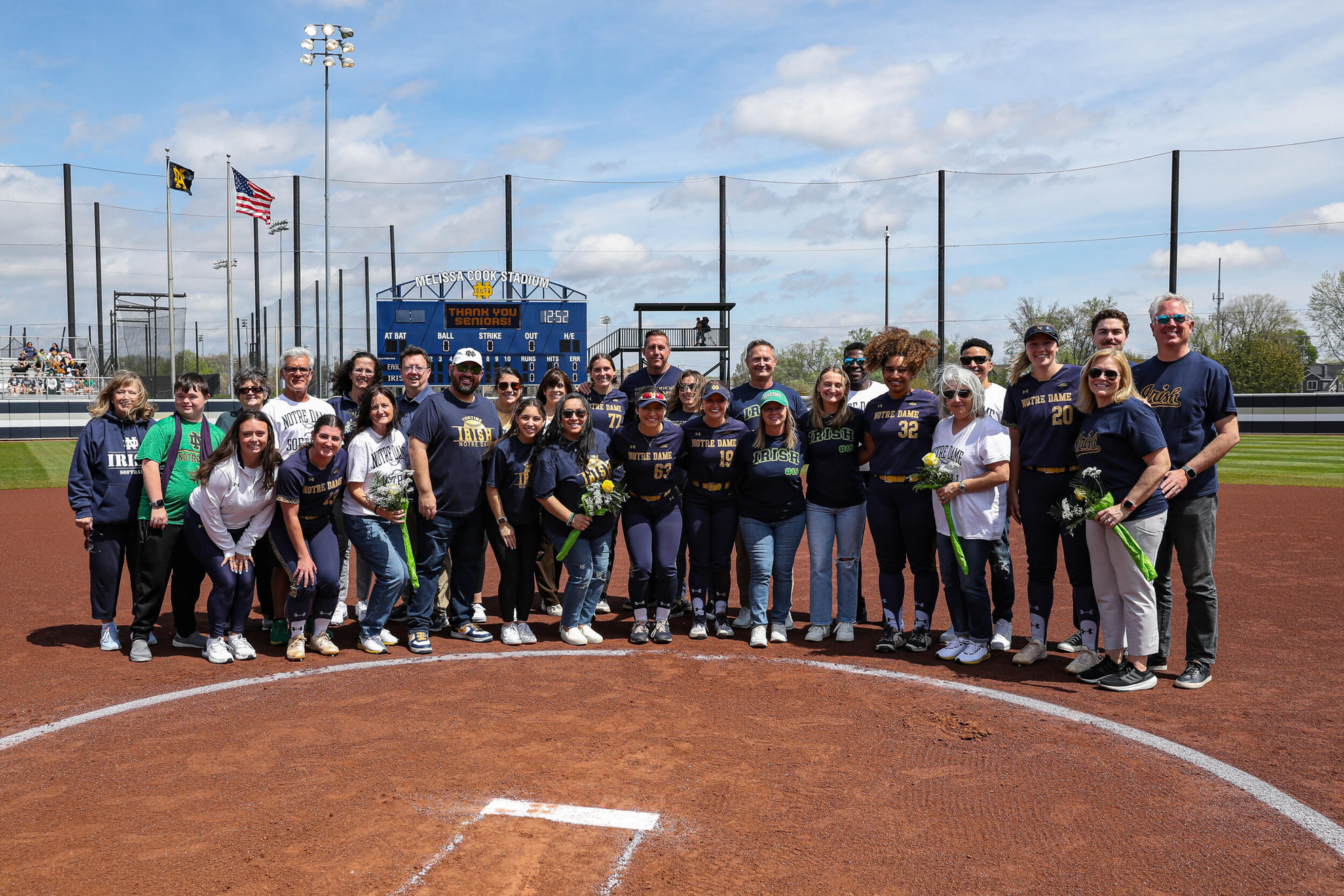 Irish Split A Pair Of Outcomes On Senior Day Irish Split A Pair Of Outcomes On Senior Day
