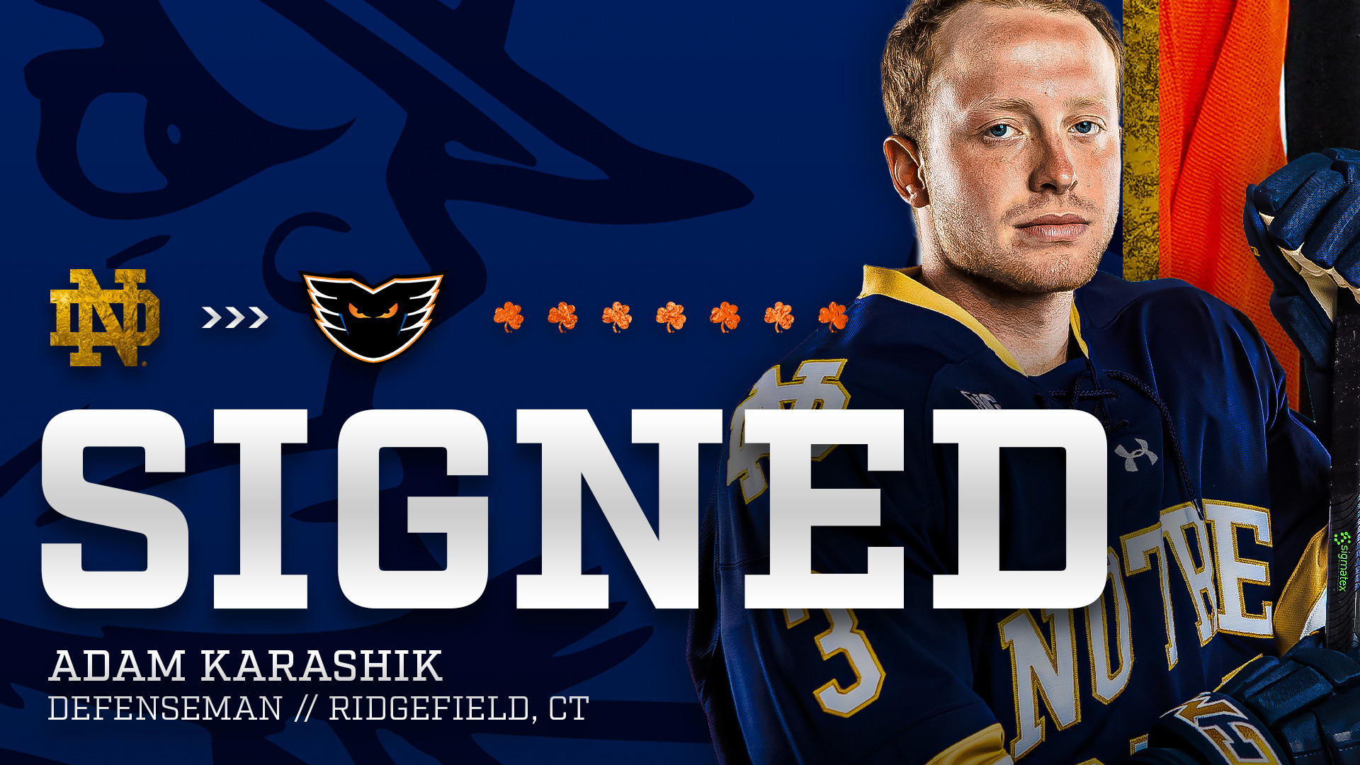 Adam Karashik Signs With Lehigh Valley Phantoms Adam Karashik Signs With Lehigh Valley Phantoms