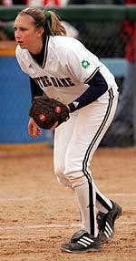 Softball Eases By Valparaiso 5-0 and 10-0 Liz Hartmann finished the doubleheader with Valparaiso three for four with a grand slam home run and five RBI.