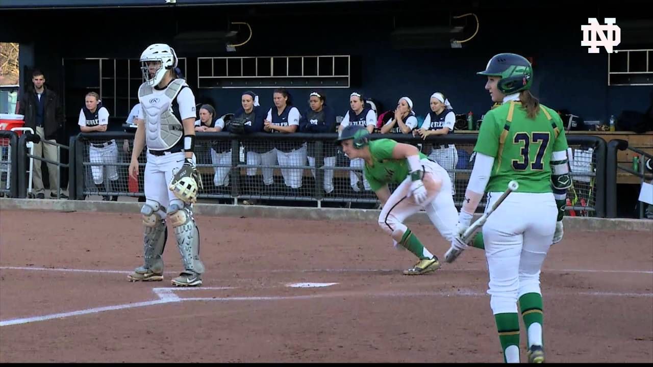 Notre Dame vs. Butler Softball Highlights