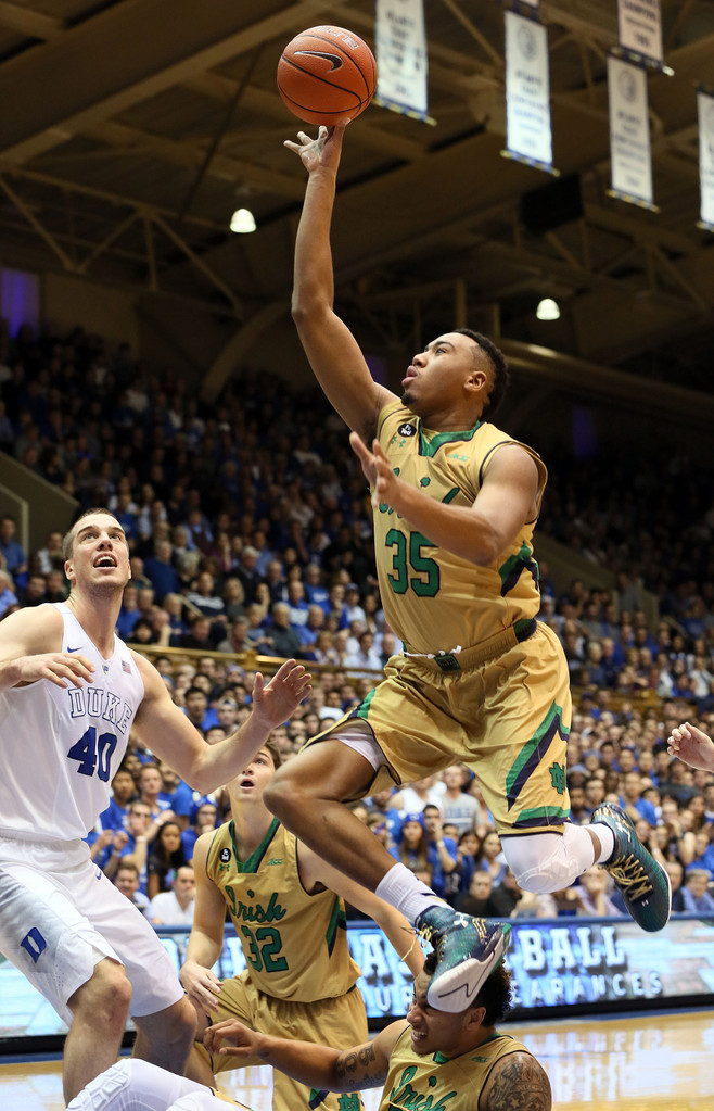 Notre Dame 95, No.9/6 Duke 91