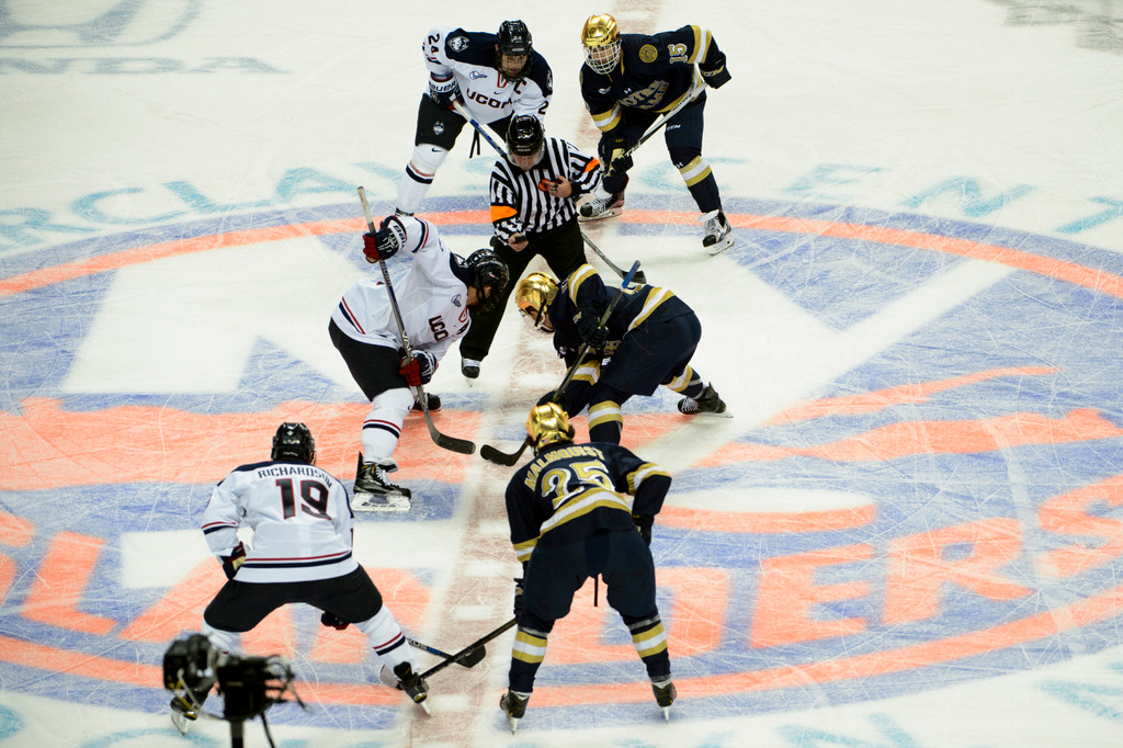 Notre Dame Hockey vs. UConn at the Barclays Center