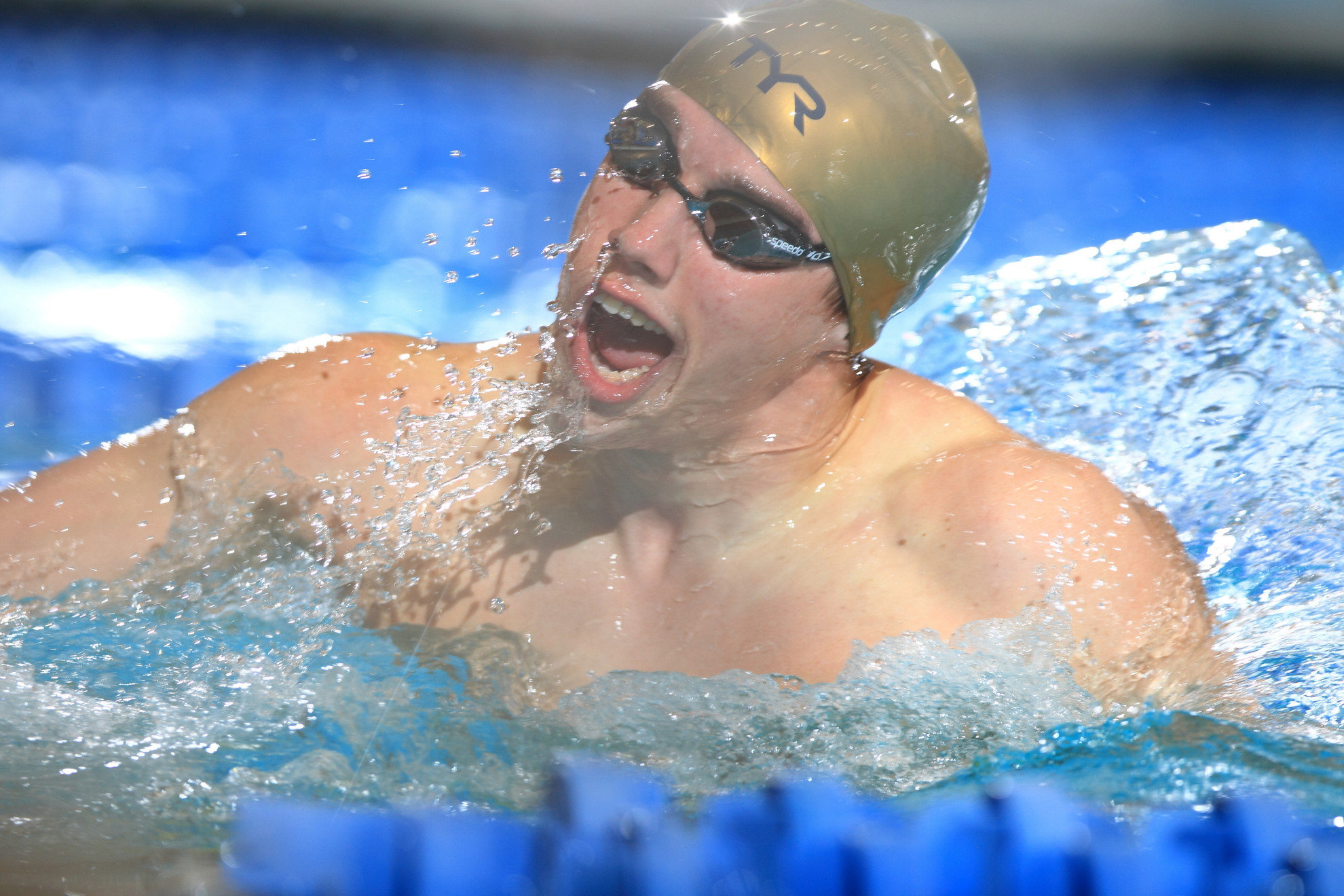 Irish Close First Dual Meet With Trio Of Individual Winners Junior Zach Stephens posted a time of 1:59.91 to win the 200 breastroke during Saturday's dual meet