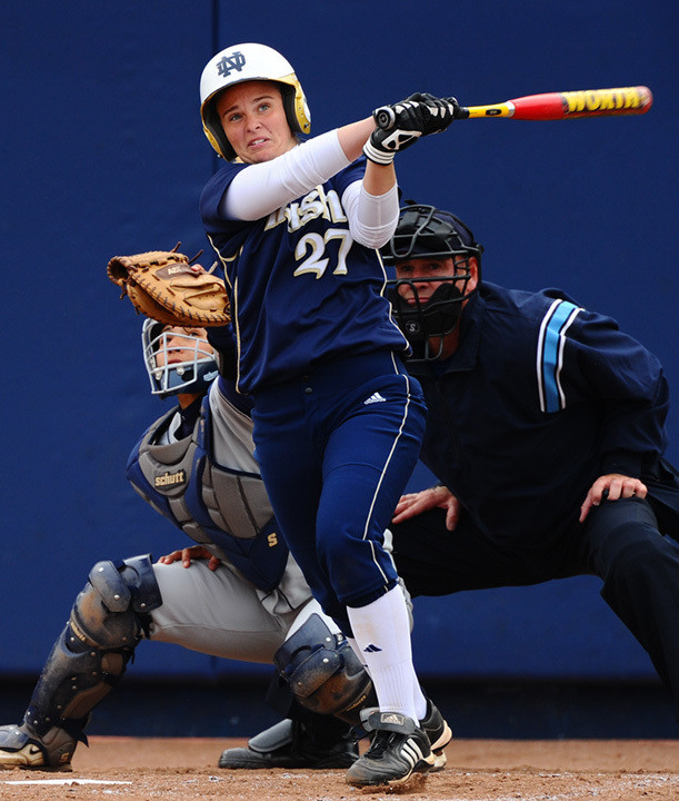 Home Run Festival Extends Softball Winning Streak To Eight Games Alexia Clay watched two home runs leave the yard during Notre Dame's sweep over Toledo at Melissa Cook Stadium.