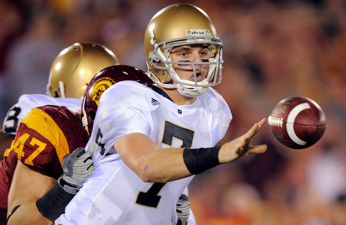 Irish Fall to #5 USC Notre Dame USC Football