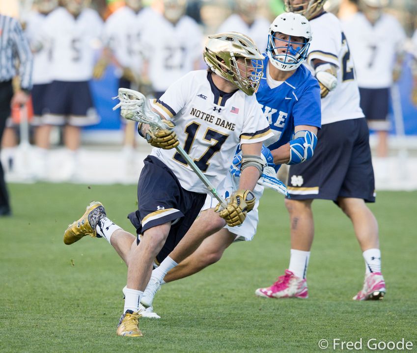 Will Corrigan scored his goal of the season in Friday night's loss to Duke.