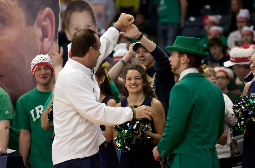 ESPN College GameDay visits Notre Dame Men's Basketball vs Louisville on 02-09-2013