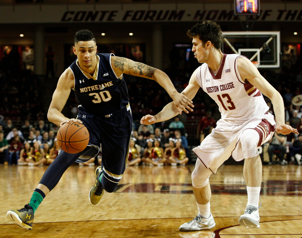 No. 10 Notre Dame at Boston College