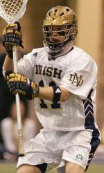 Stewart Crosland Named Great Western Lacrosse League Player Of The Week Fifth-year senior goaltender Stewart Crosland, the GWLL Player of the Week for the second time in his career, was a major factor in Notre Dame holding the Nittany Lions scoreless for the final 25:17 of the contest.