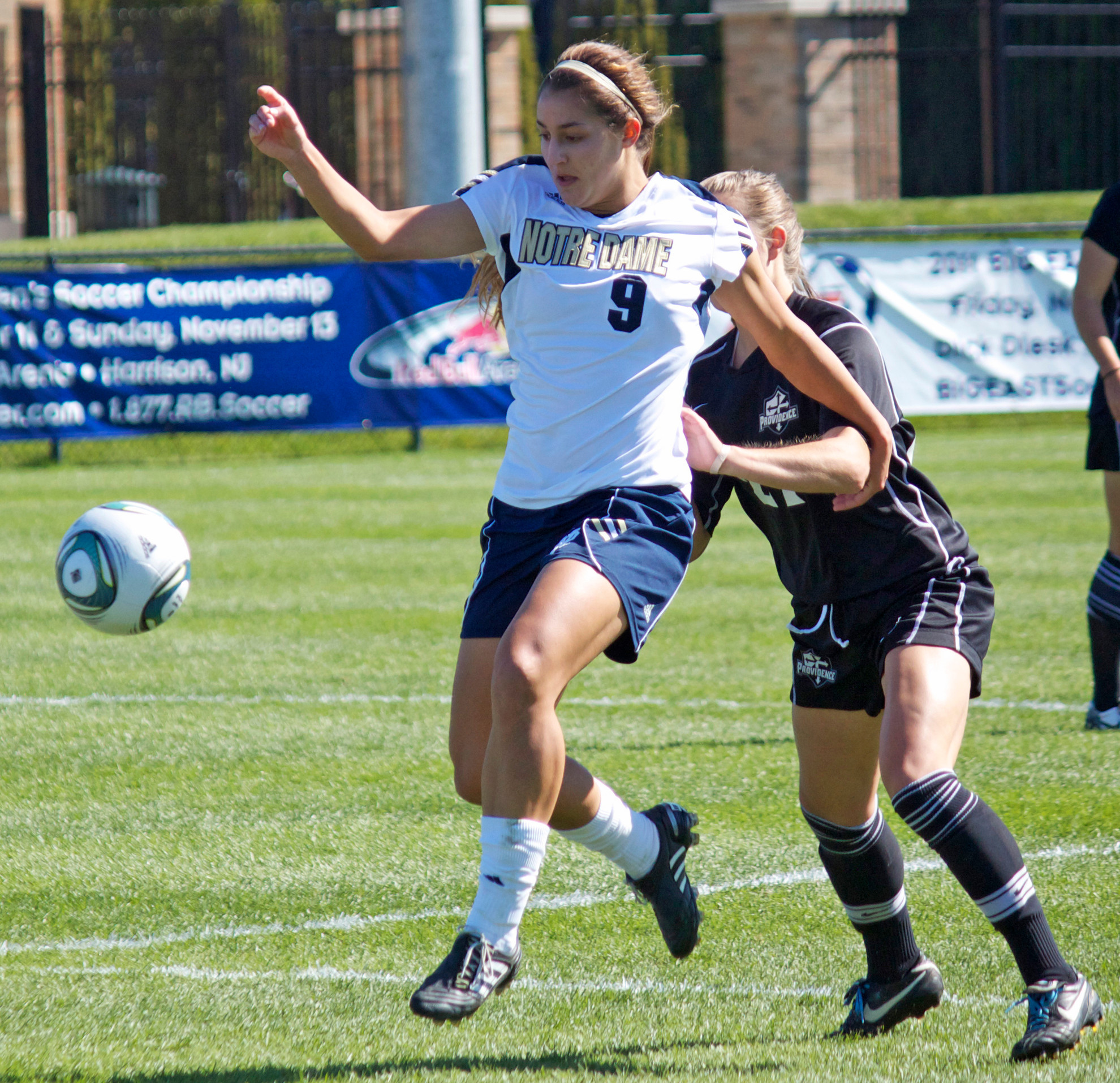 Balanced Effort Propels Irish To 3-0 Win Over Providence Freshman forward Lauren Bohaboy scored her third goal of the weekend, and fifth of the season, as Notre Dame blanked Providence, 3-0 on Sunday afternoon at Alumni Stadium.