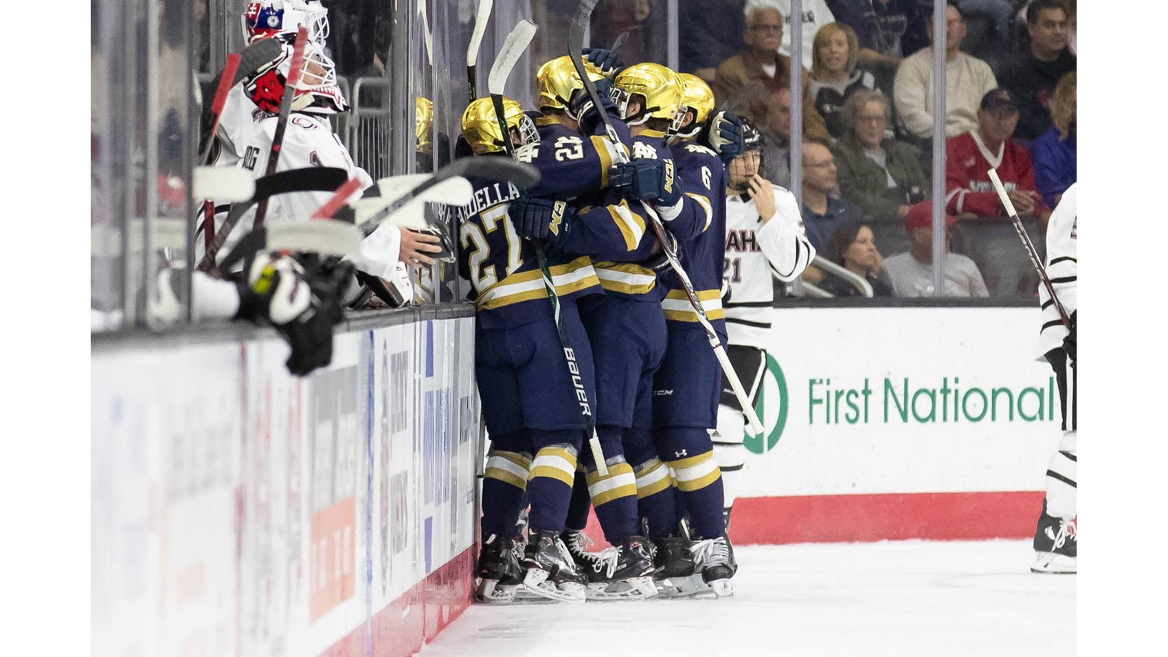 Irish Claim No. 1 Ranking Notre Dame goal versus Omaha (10.19.18)