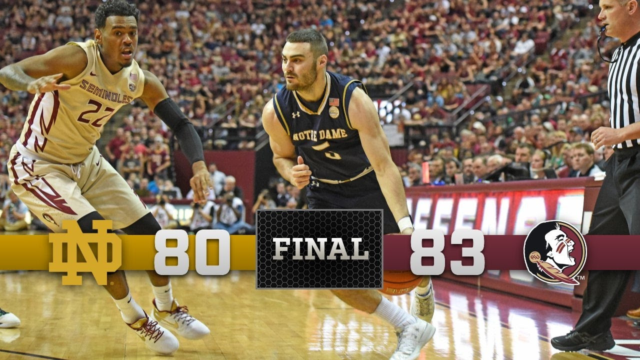 Top Moments - Notre Dame Men's Basketball vs. Florida State