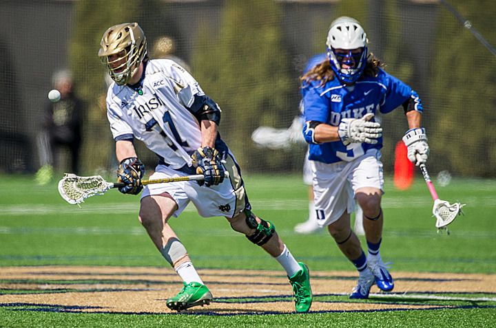 Liam O'Connor won 17 of his 20 faceoff attempts Saturday against Robert Morris.