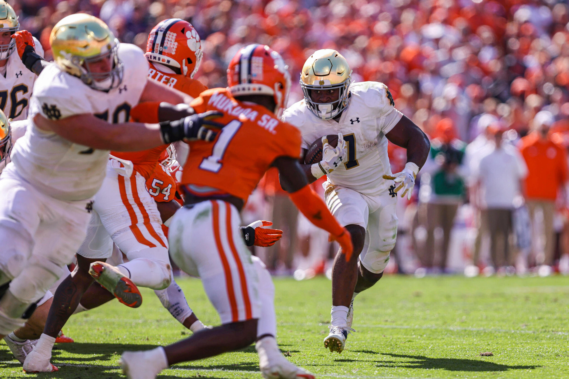 #12 Irish Rally Falls Short at Clemson, 31-23 #12 Irish Rally Falls Short at Clemson, 31-23