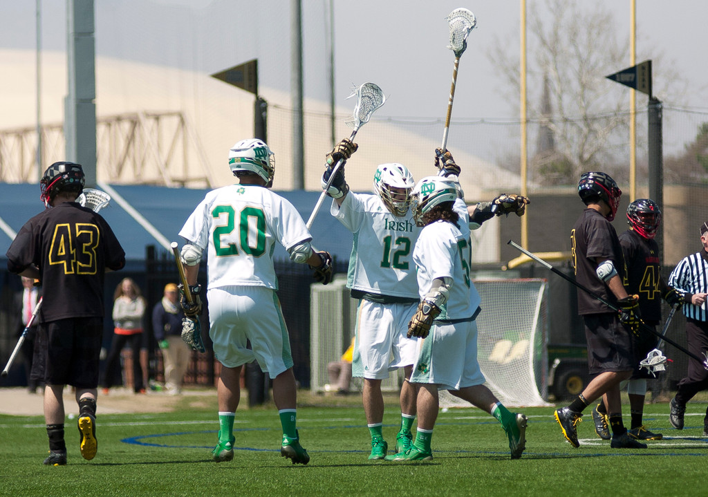 Notre Dame Men's Lacrosse vs Maryland on 04-19-2014