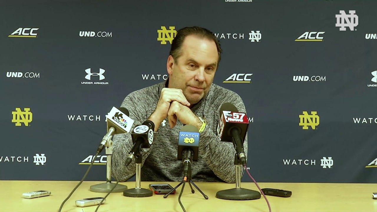 Mike Brey Press Conference - 03/12/17