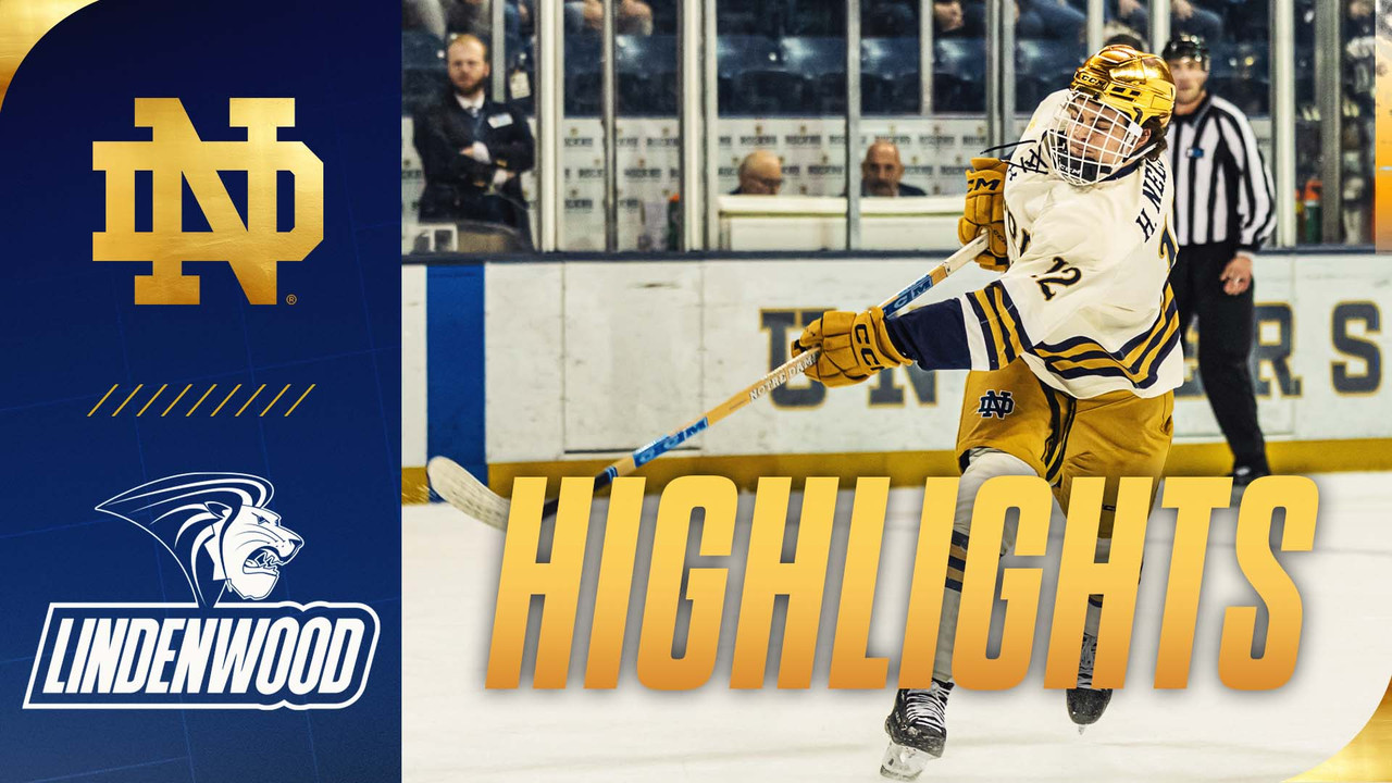 Irish Defend Home Ice in Win Over Lions | Highlights vs Lindenwood ...