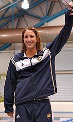 Fighting Irish Men And Women Win BIG EAST Swimming And Diving Titles Senior Katie Carroll was named the Monogram Club Team MVP at the annual awards banquet