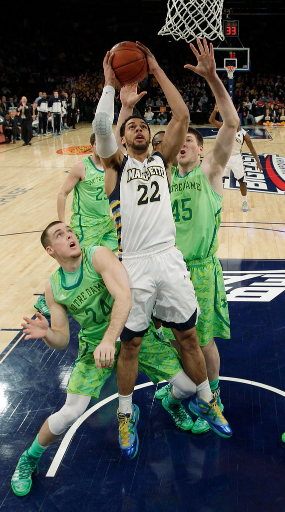 Notre Dame Beats Marquette, 73-65, to Reach BIG EAST Semis (AP)