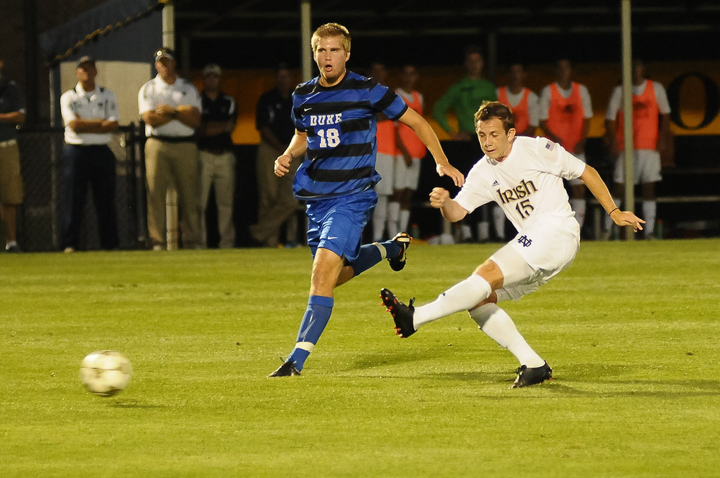Notre Dame Men's Soccer vs Duke on 8-26-12