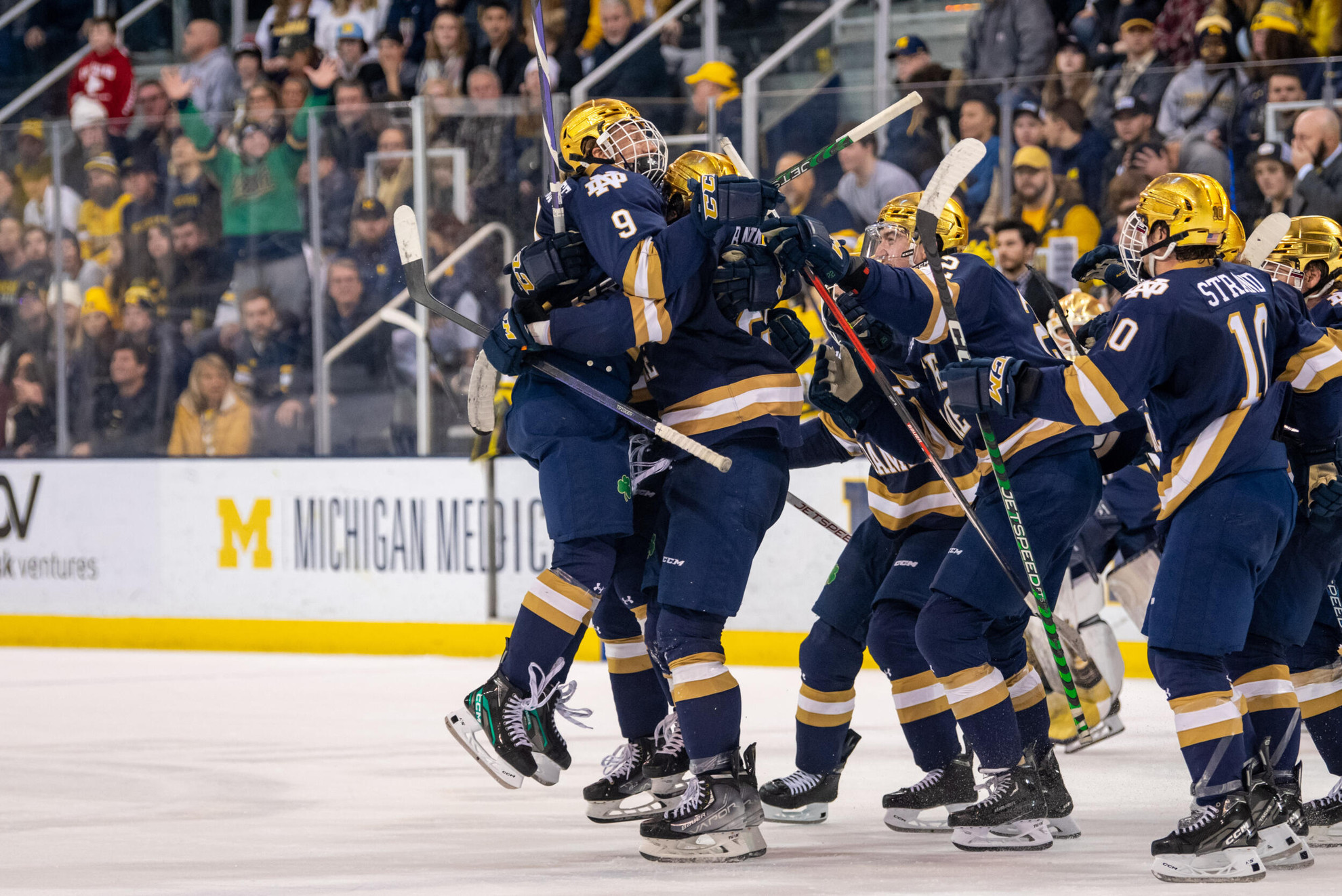 Irish Secure Home Ice With Overtime Win Irish Secure Home Ice With Overtime Win
