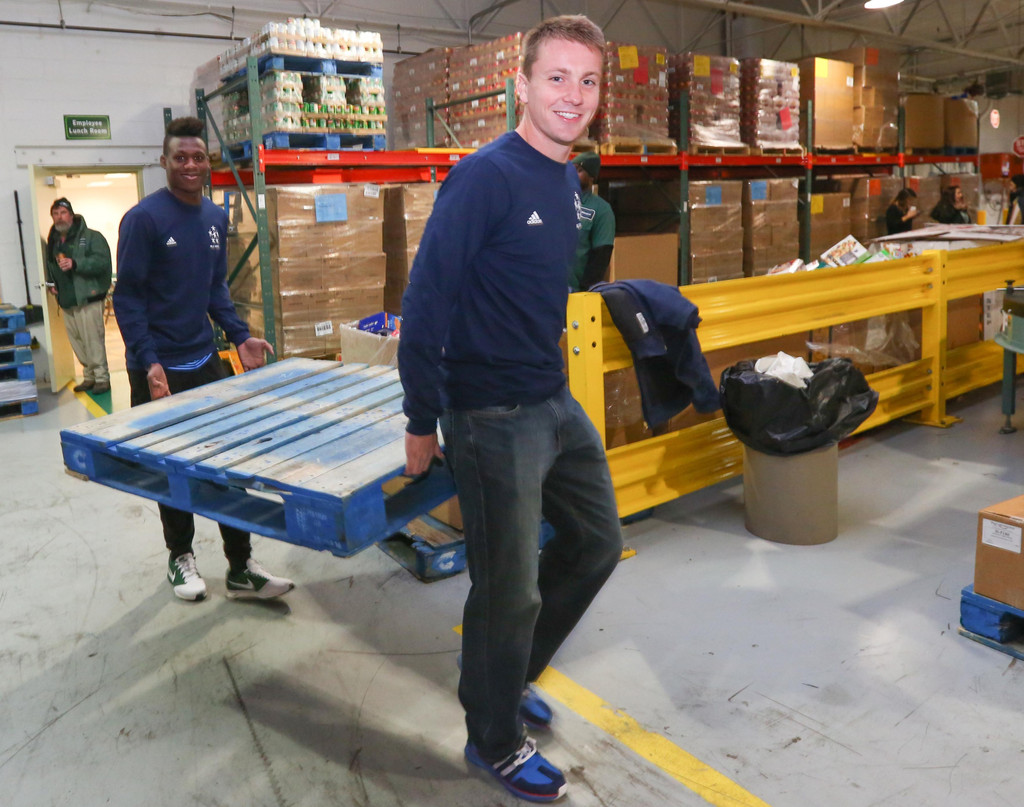 Nick Besler at the MLS SuperDraft