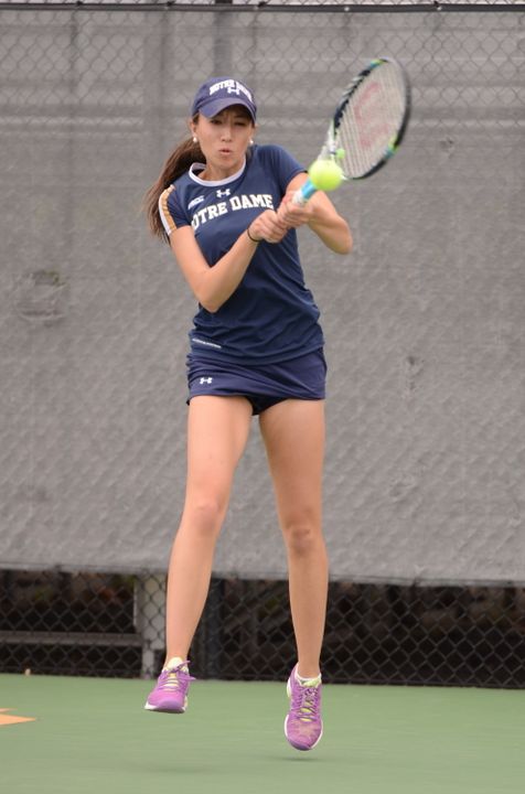 Rising senior Julie Vrabel was named to the All-ACC Academic Women's Tennis Team on Wednesday.