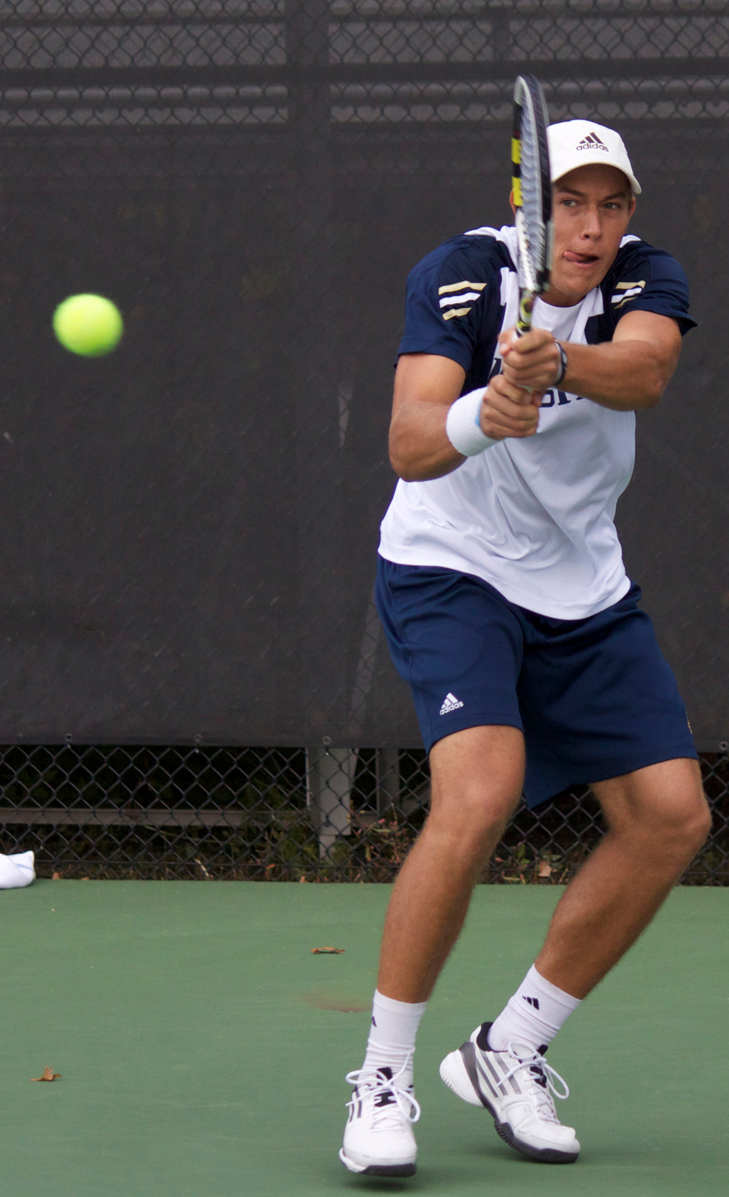 Irish Sweep Illinois State and Toledo To Open Season Junior Blas Moros went 2-0 on the day in singles action.