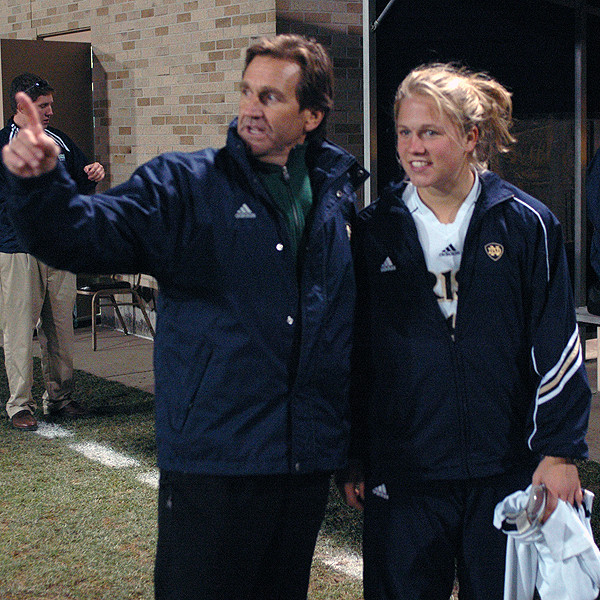 #1 Irish Strike Early In 3-1 Win At #17/16 Penn State Notre Dame head coach Randy Waldrum and his staff invite you to be a part of the 2010 Fighting Irish Girls Soccer Camp!