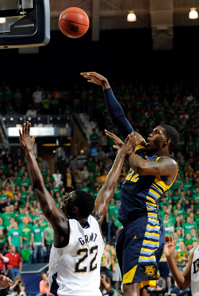 Notre Dame Upsets No. 15 Marquette, 76-59 (AP)