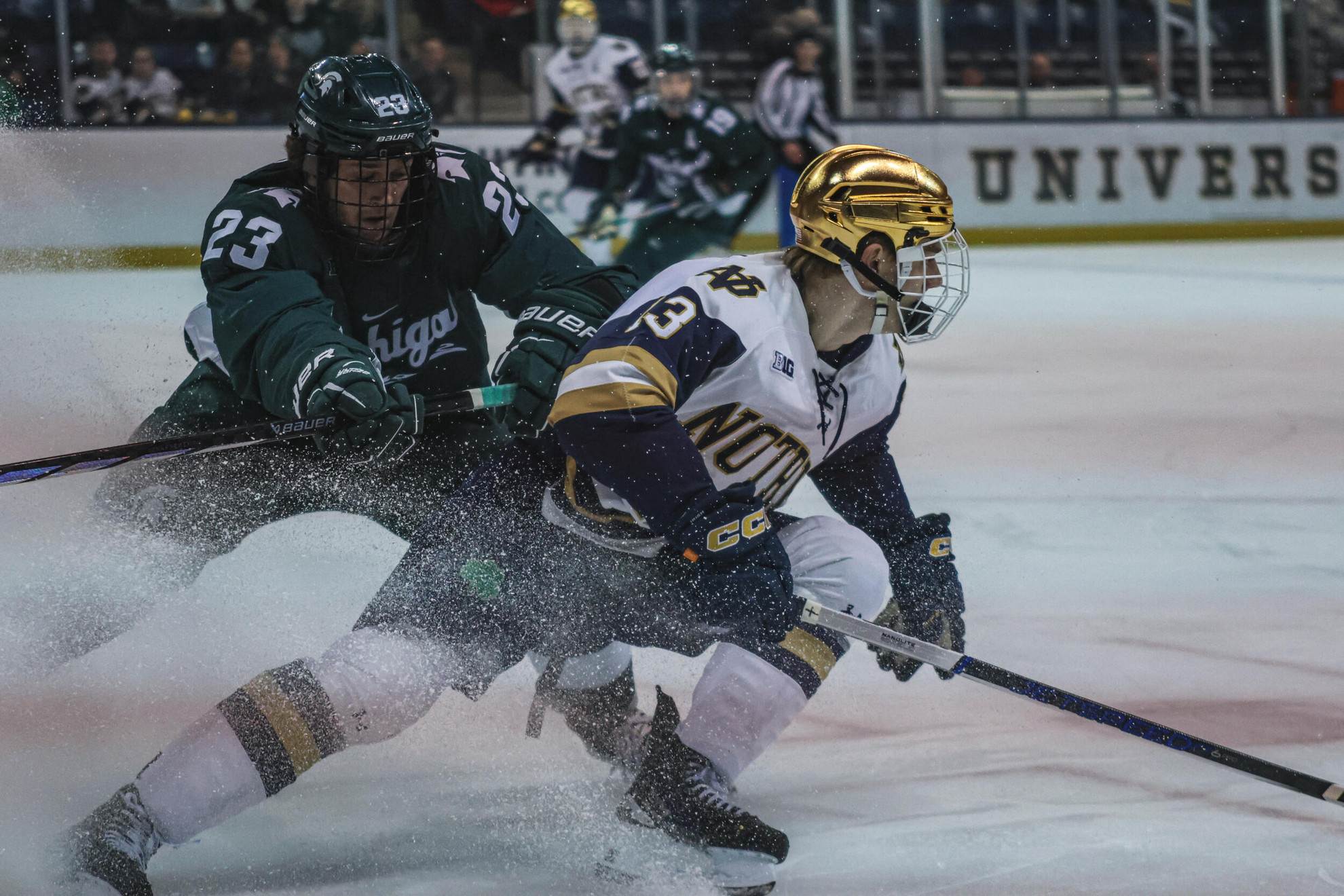 Hockey Gets Set For Michigan State Series Hockey Gets Set For Michigan State Series