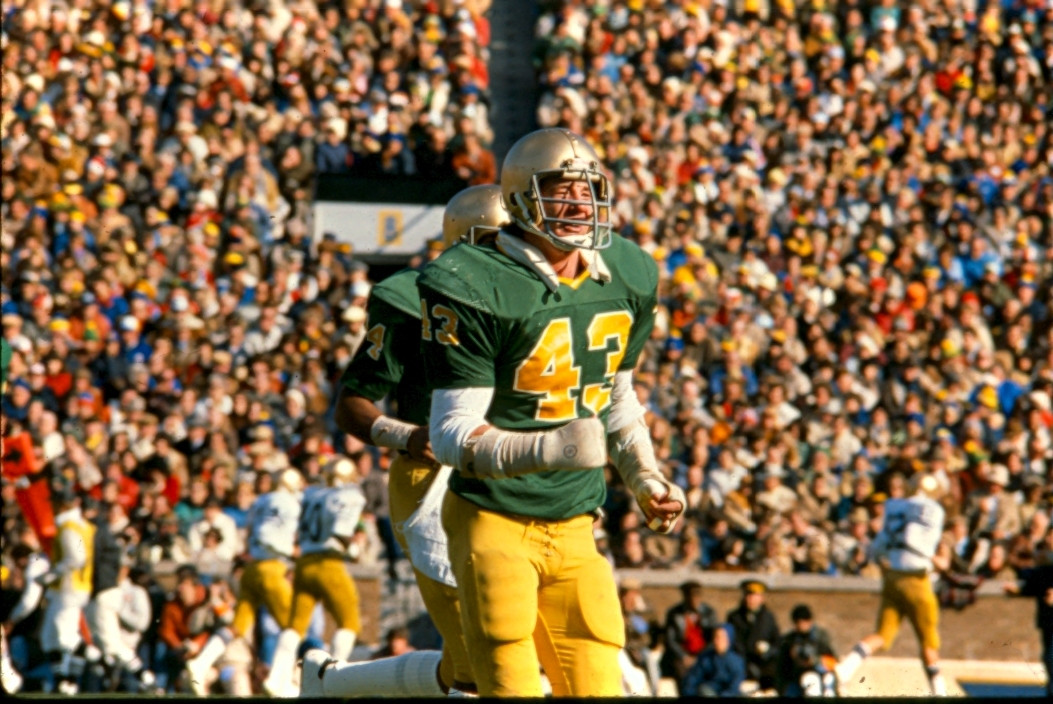 Three From Notre Dame on NFF Hall of Fame Ballot Linebacker Bob Crable was a consensus first-team All-American in both 1980 and 1981.
