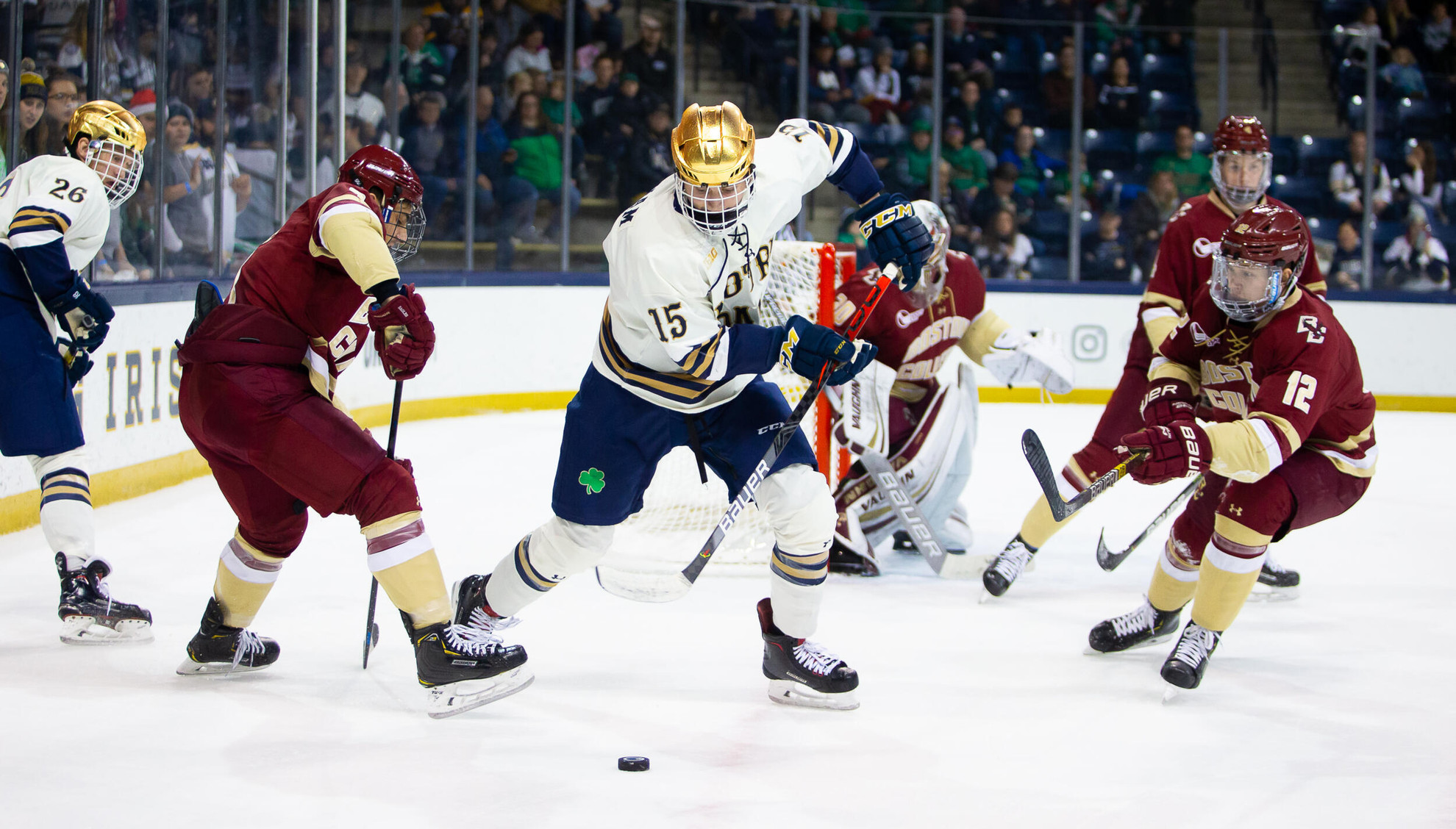 #9/10 Irish Downed By #10/7 Boston College, 6-1 #9/10 Irish Downed By #10/7 Boston College, 6-1
