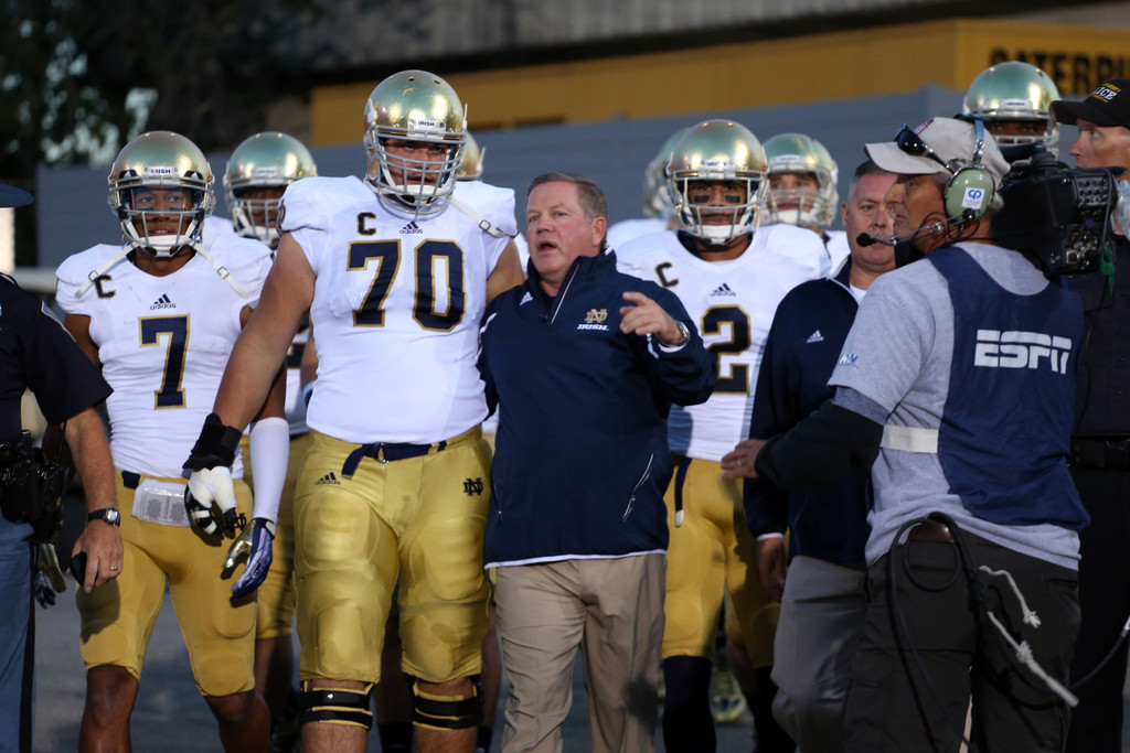 Notre Dame at Purdue (USATSI)