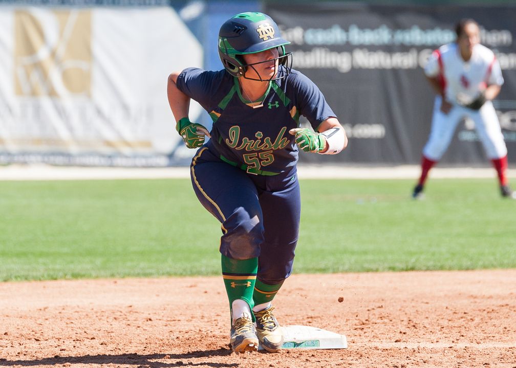 Freshman infielder Melissa Rochford reached base in all three of her plate appearances, tying a career-high with three runs scored in Wednesday's 7-3 win over Valparaiso