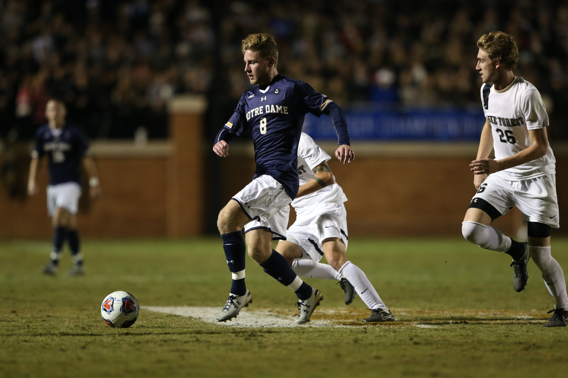 Irish Nearing Midpoint Of Spring Soccer Schedule Forward Jon Gallagher has tallied two goals over Notre Dame's first three games played this spring