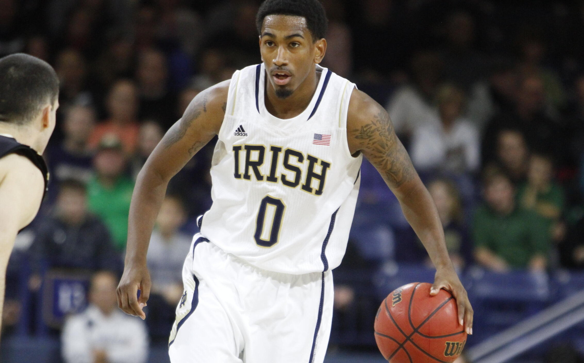 Grant Leads Notre Dame Over Cornell, 101-67 Eric Atkins