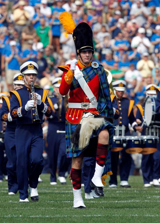 A new NCAA ruling will result in abbreviated pre-game band performances at all Fighting Irish football games beginning this season.