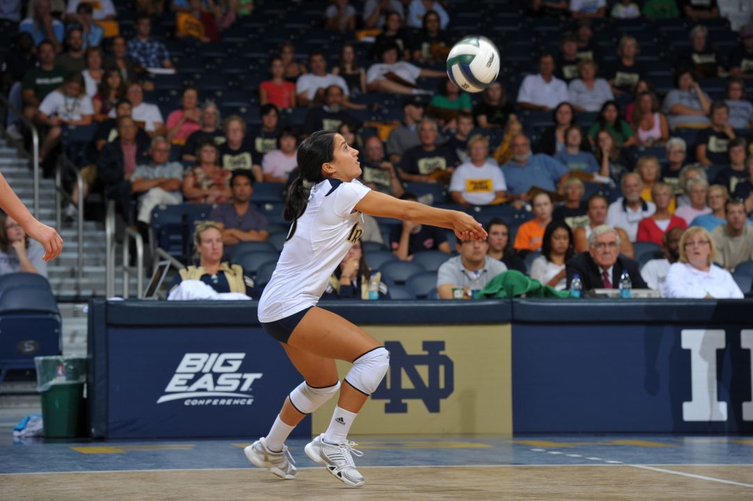 Junior libero Frenchy Silva looks to get defensive this weekend at the Nevada Invitational.