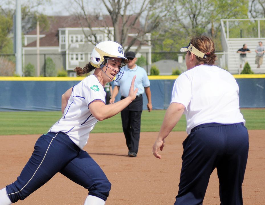 Christine Lux and Dani Miller are two of Notre Dame's top sluggers in 2010.