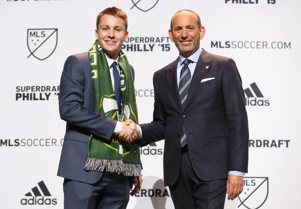 Nick Besler at the MLS SuperDraft