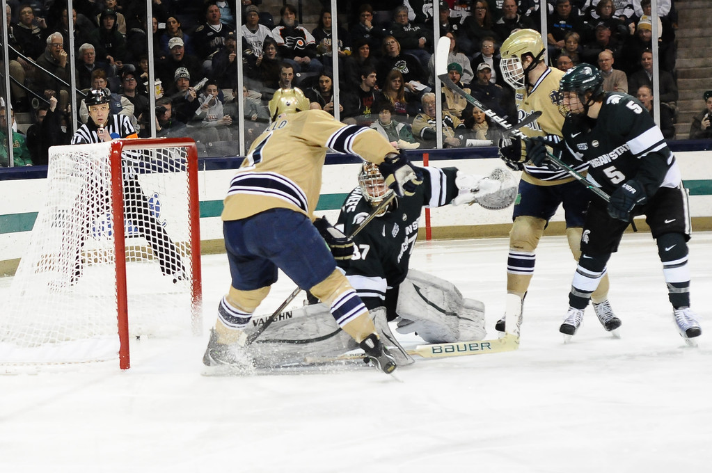 Notre Dame Hockey vs Michigan State on February 24th, 2012