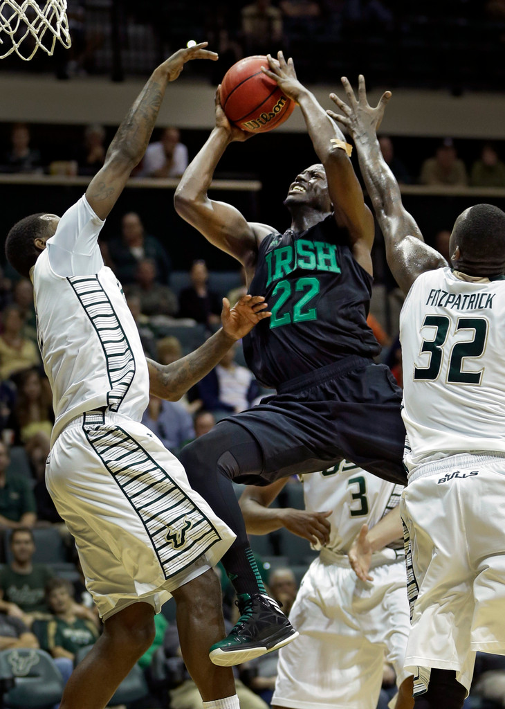 No. 24 Irish Hold Off USF, 73-65 (AP)